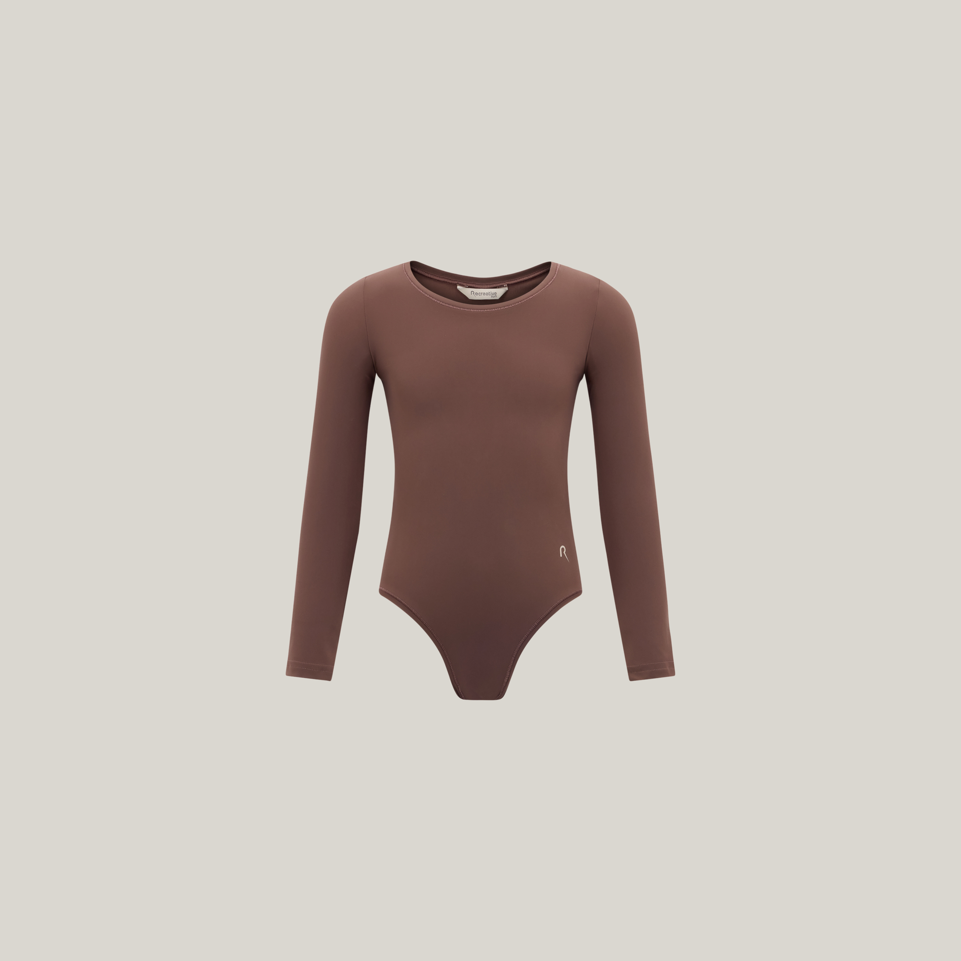 Long Sleeve Bodysuit UPF50+ Swimwear Girl - Coconut Brown