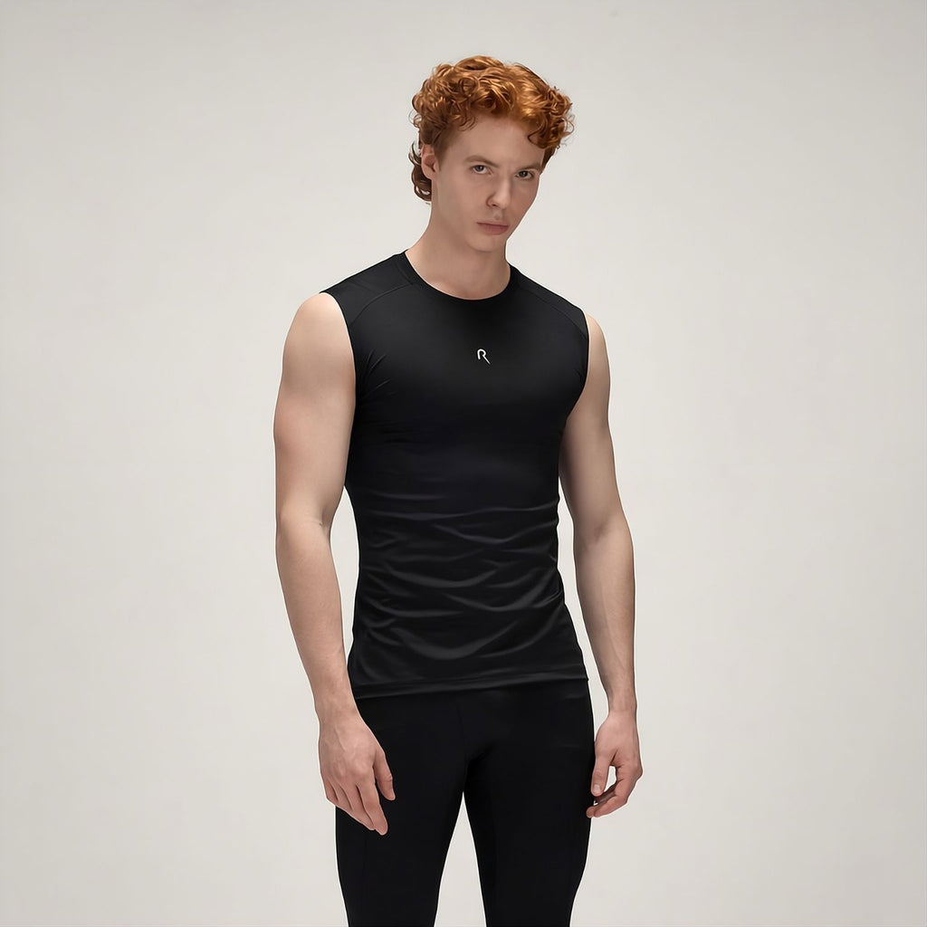 Tank Sport UPF50+ UV Activewear Men – Vulcanic Black