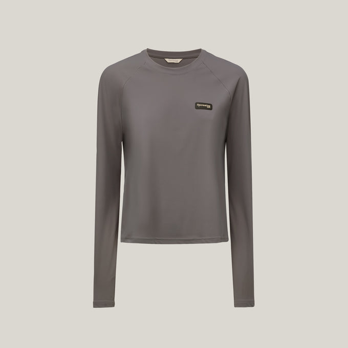Cozy Long Sleeve T-Shirt UPF50+ UV Swimwear Women – Shark Grey
