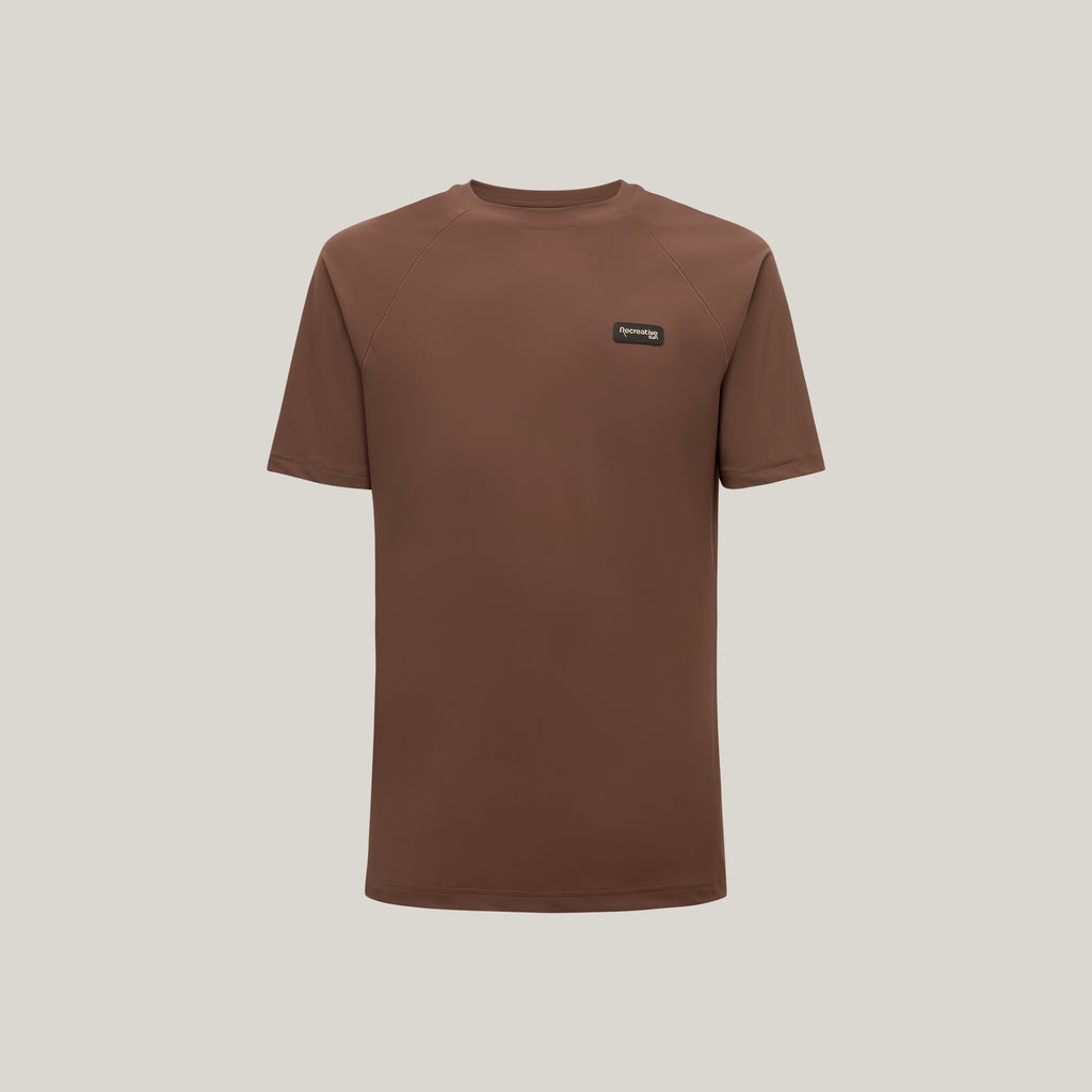 Cozy T-Shirt UPF50+ UV Activewear Men – Coconut Brown
