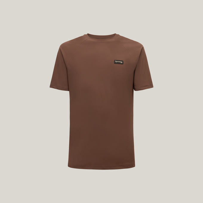 Cozy T-Shirt UPF50+ UV Activewear Men – Coconut Brown