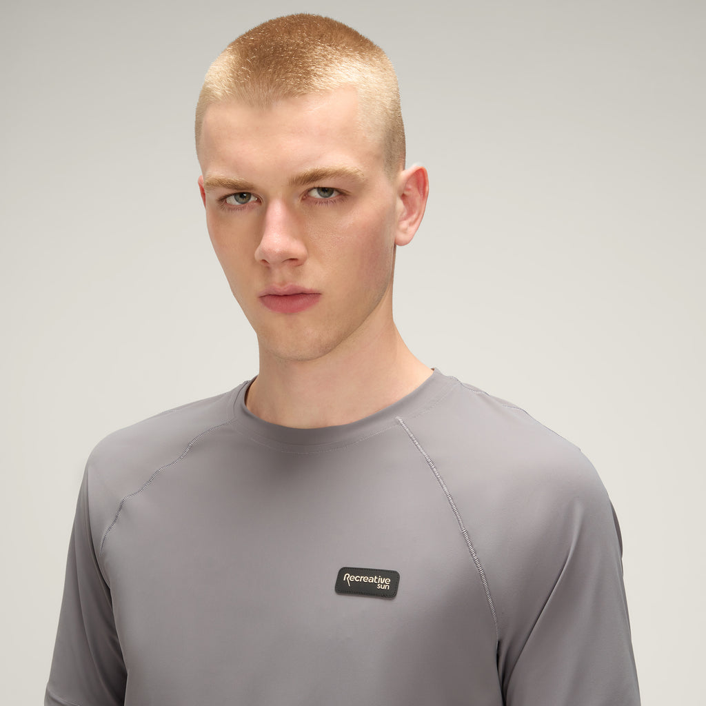 Cozy T-Shirt UPF50+ UV Activewear Men – Shark Grey