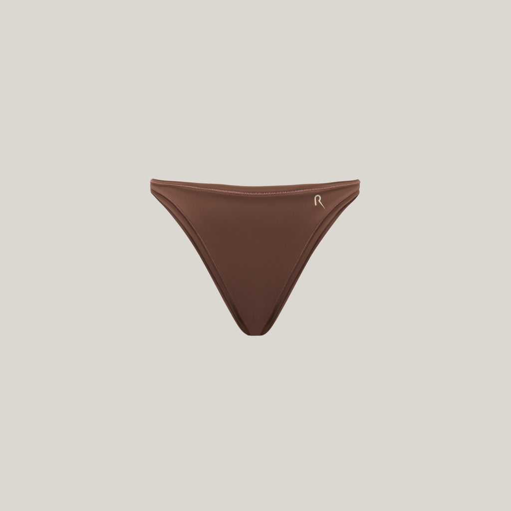 Core Bikini Bottom UPF50+ UV Swimwear Women – Coconut Brown