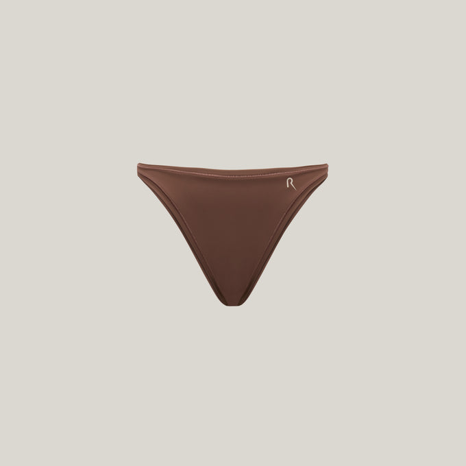 Core Bikini Bottom UPF50+ UV Swimwear Women – Coconut Brown