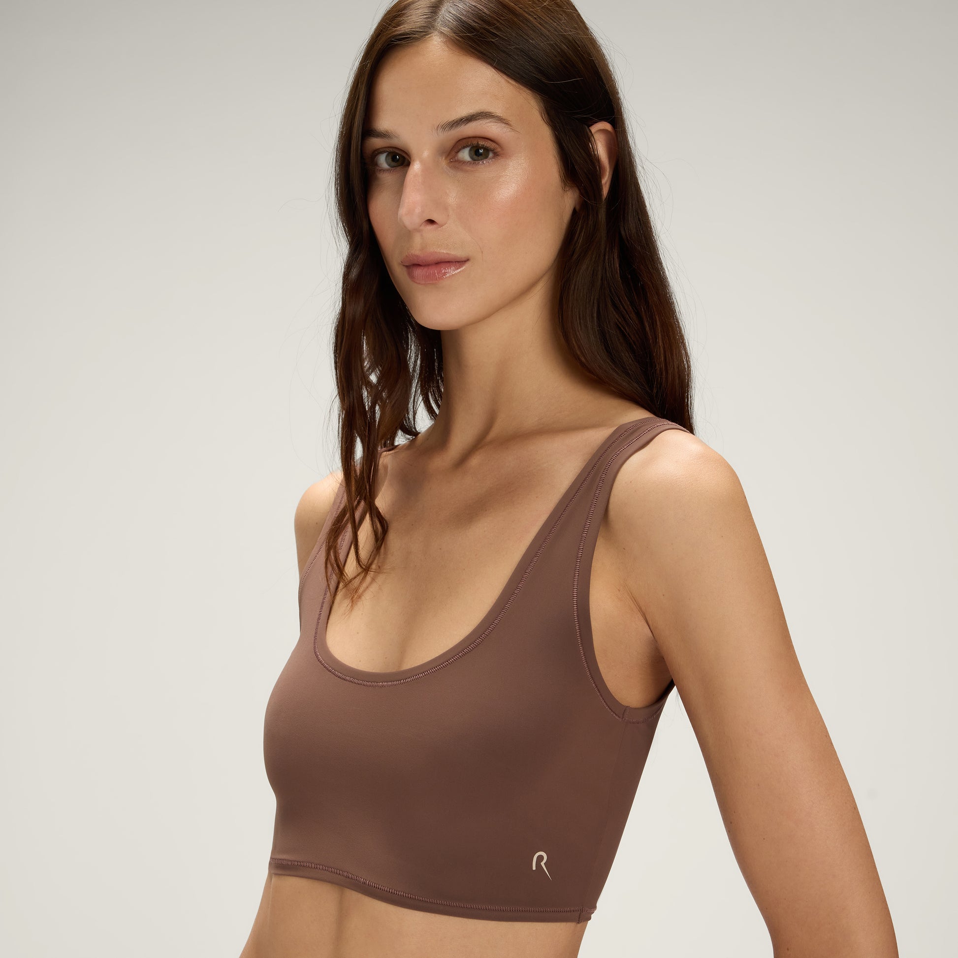 Core Bikini Top UPF50+ UV Swimwear Women – Coconut Brown