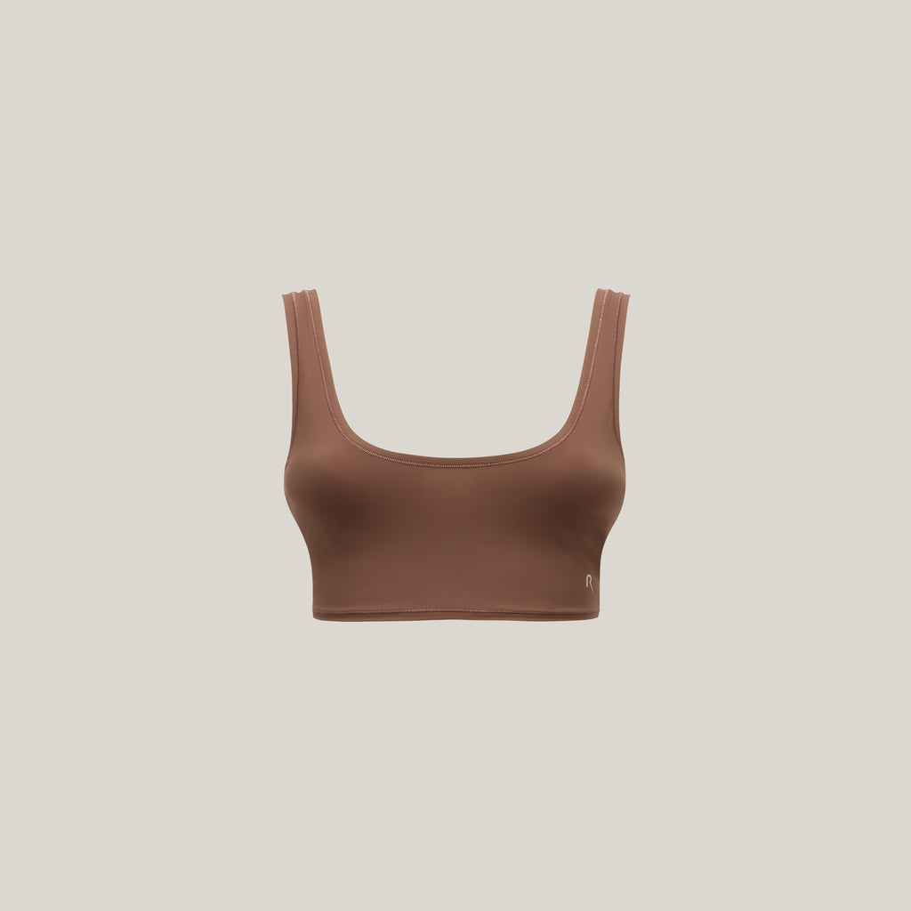 Core Bikini Top UPF50+ UV Swimwear Women – Coconut Brown