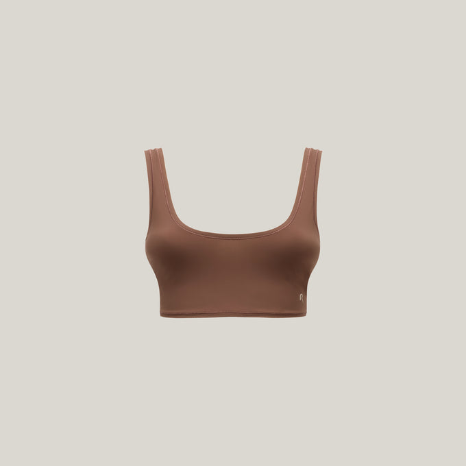 Core Bikini Top UPF50+ UV Swimwear Women – Coconut Brown