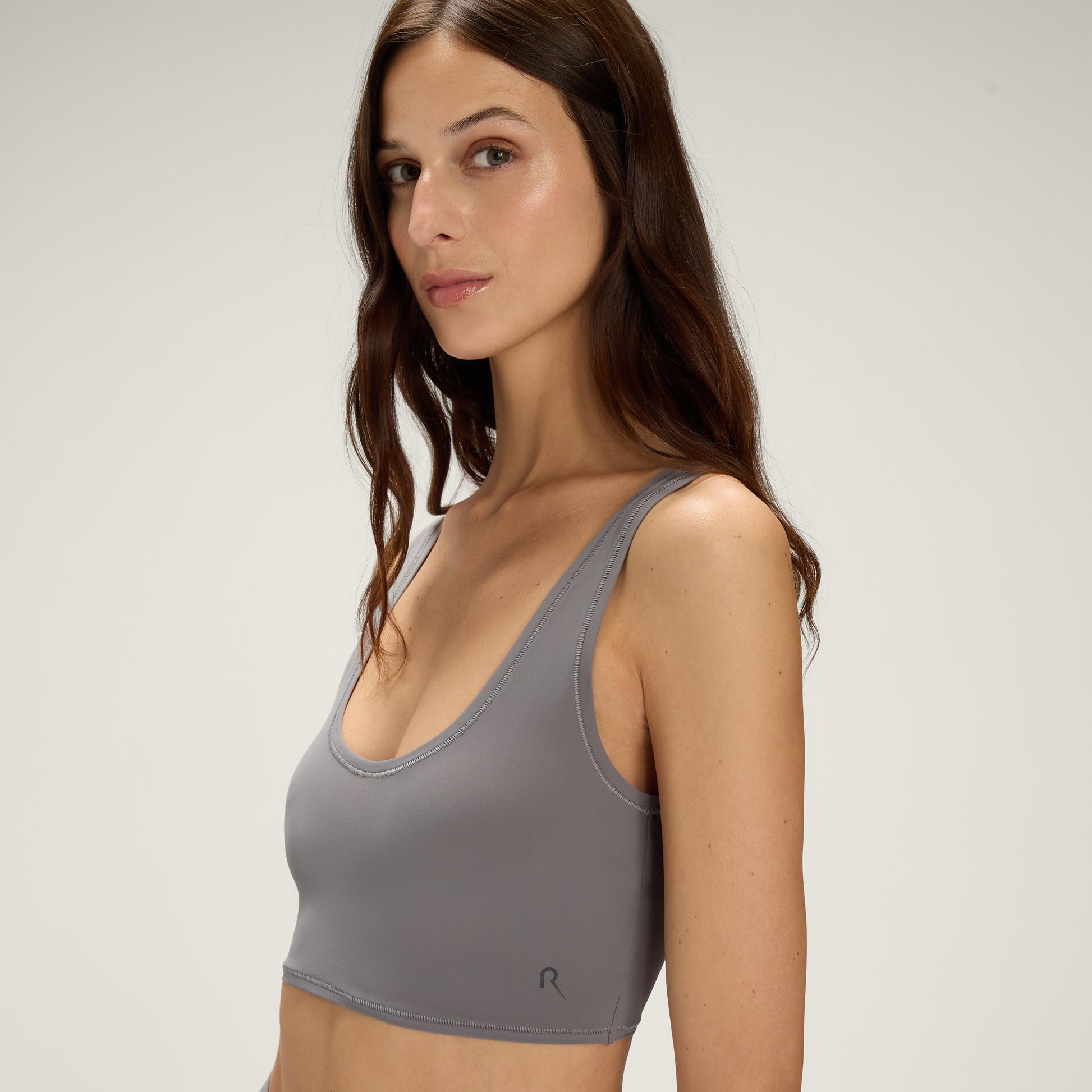 Core Bikini Top UPF50+ UV Swimwear Women – Shark Grey