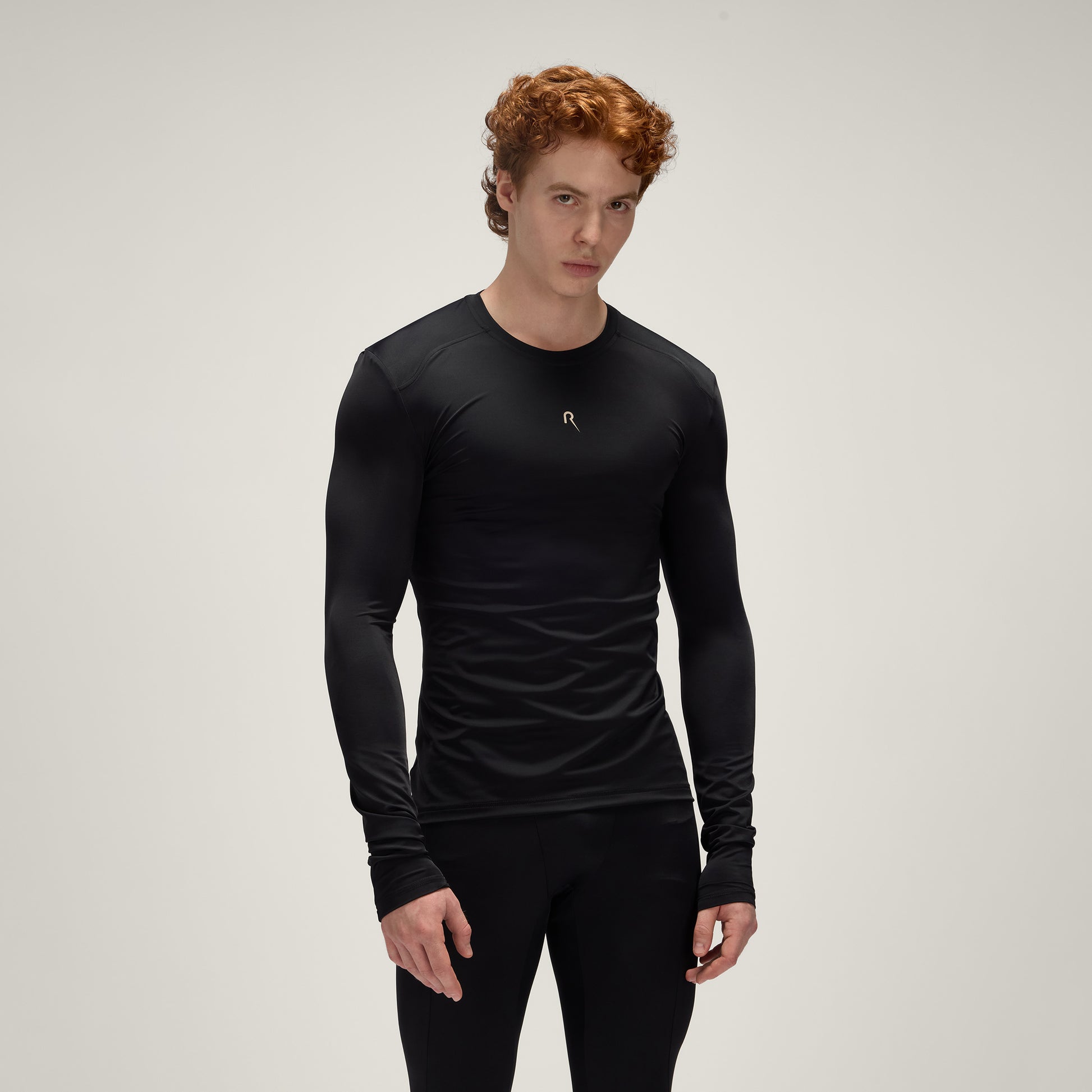 Long Sleeve T-Shirt UPF50+ UV Swimwear Men – Vulcanic Black