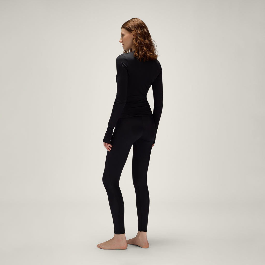 Long Leggings UPF50+ UV Activewear Women – Vulcanic Black
