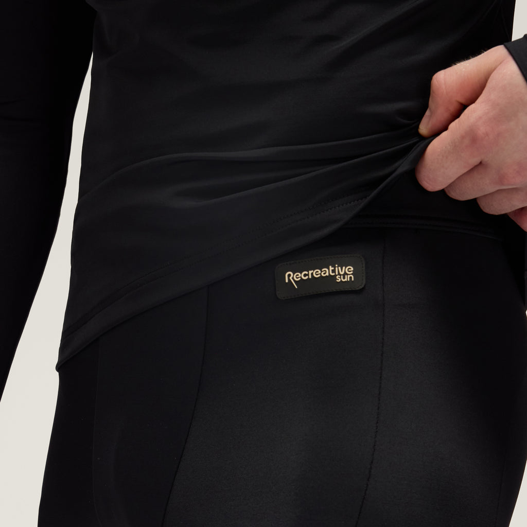Long Leggings UPF50+ UV Activewear Men – Vulcanic Black