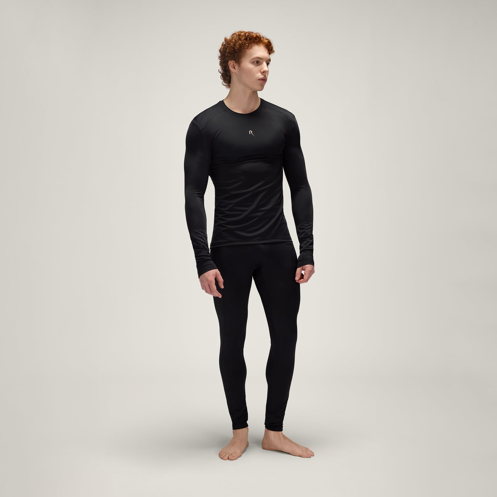 Long Leggings UPF50+ UV Activewear Men – Vulcanic Black