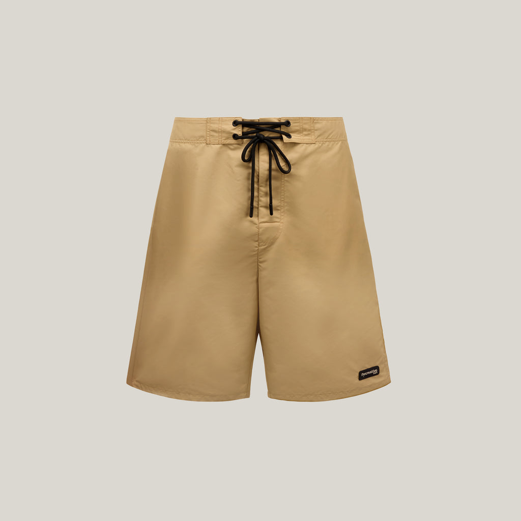 Loose Muay Thai Shorts UPF50+ UV Swimwear Men – Sunshine Beige