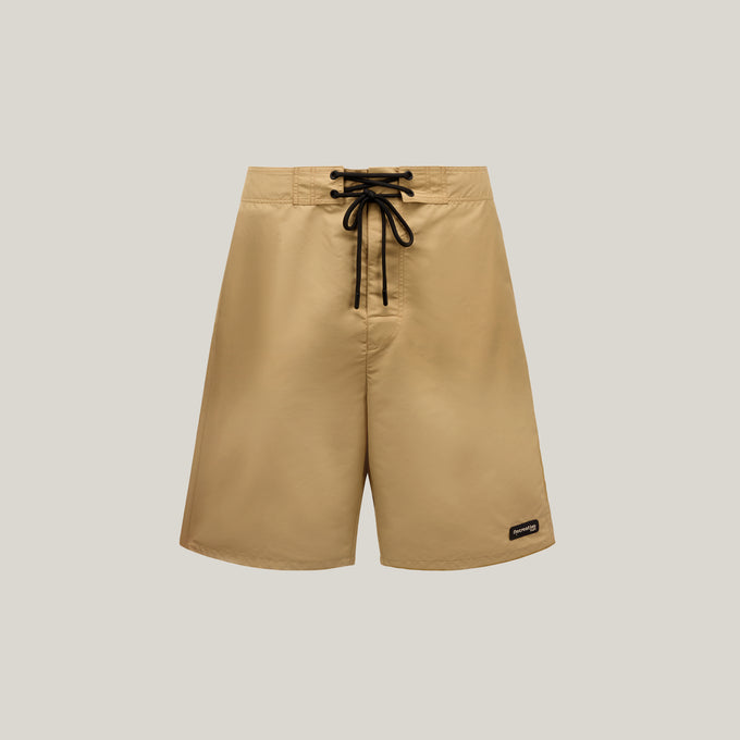 Loose Muay Thai Shorts UPF50+ UV Swimwear Men – Sunshine Beige