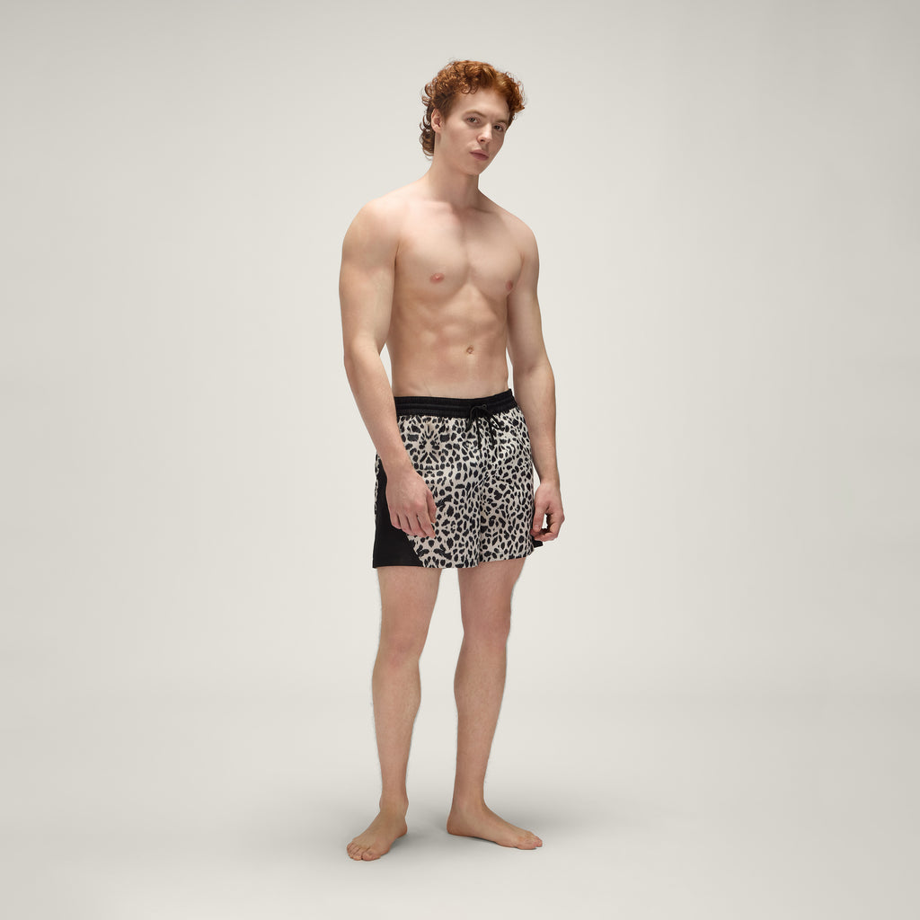 Swim Shorts UPF50+ UV Swimwear Men – Wave Foam Print