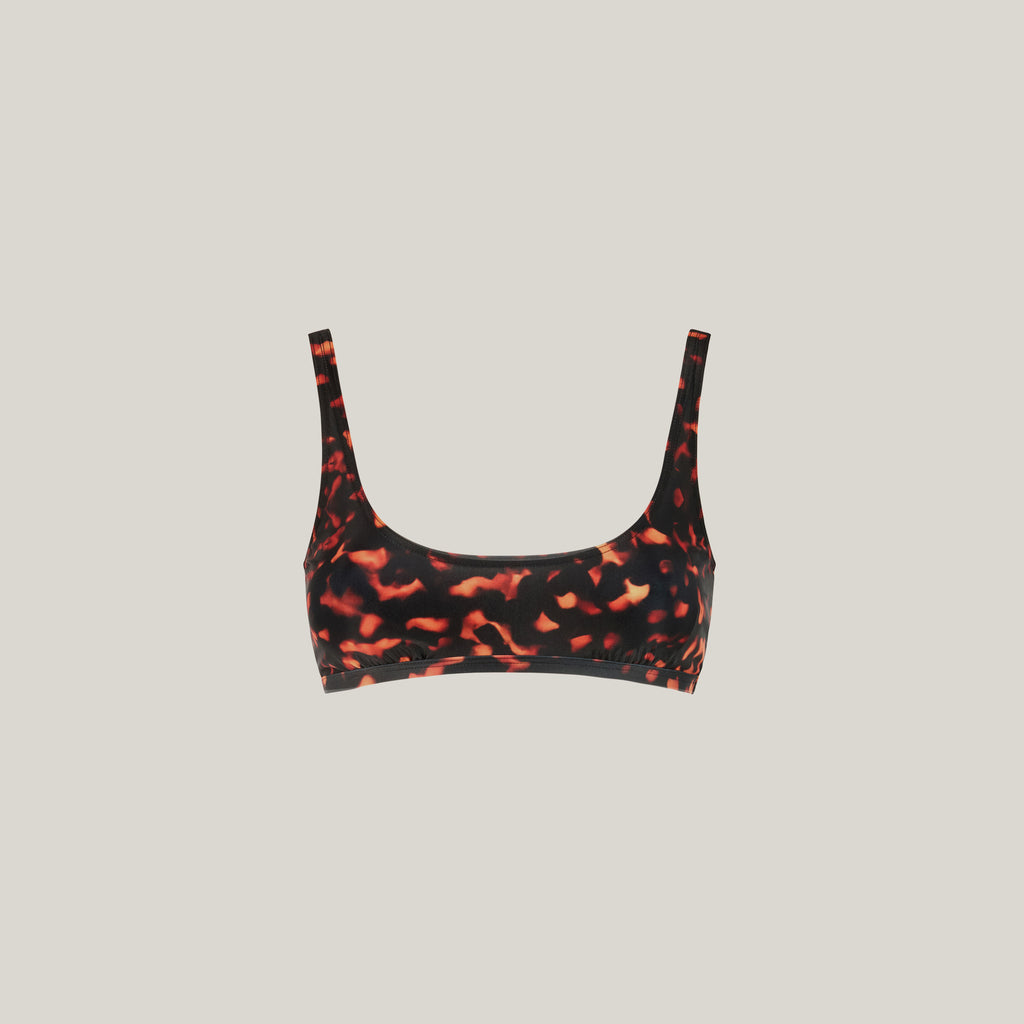 Tiny Bikini Top UPF50+ UV Swimwear Women – Sea Turtle Print